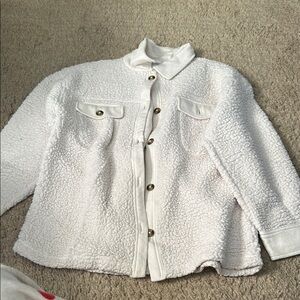 Cozy White Sherpa Jacket